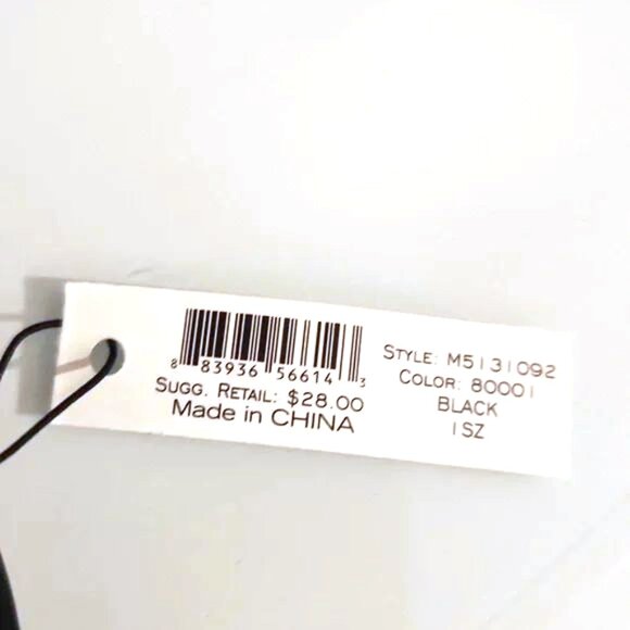 Marc by Marc Jacobs black silicone bracelet with gold tone turnlock brand charm - Picture 6 of 6